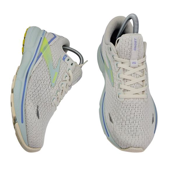 Brooks Ghost 15 Coconut Skylight Nightlife Womens 8 Medium B Running Shoes - Picture 1 of 12